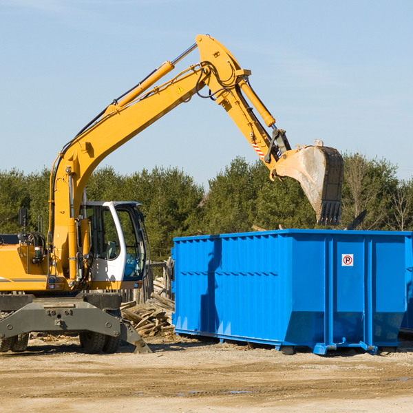 what size residential dumpster rentals are available in Surrency